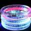 Awesome Party Glowing Bracelet changing card packing LED bracelet Light up Bracelets Armband luminous sexy Wrist Ring christmas