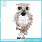 New Design Contracted Night Owl Style Brooch And Scarf Clips