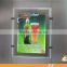 LED window display acrylic photo picture frame slim crystal light box