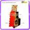 Supermarket Promotion Floor Paper Advertising Display Stand For Snack