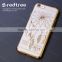 Bling Rhinestone Electroplate Back Phone Cover for HTC Desire 820