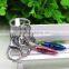 Personalized 2013 promotion metal keychian with imitation hard enamel color