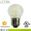 360degree G45 E27 warm white color led filament bulbs dimmable