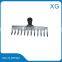 22 tine metal leaf rake / large metal garden rake