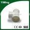 YiMing high quality pvc pipe reducing tee/equal tee/pvc pipe saddle tee