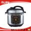 8L capacity metal housing multifunctional cooker/electric pressure cooker with ss inner pot and steamer