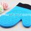 Food grade FDA silicone rubber oven big gloves/silicone long glove add cotton