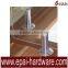 Stainless steel core drilled glass spigot / Stainless steel pool fence glass clamp