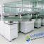laboratory central bench with pp sink and faucet