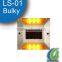 LS-01 Aluminum Solar Road STUD Path Deck Dock Warning Light with 6LED Driveway LAMP / Solar Road Studs