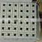 Mixed color white black marble mosaic tiles