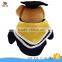 EN71 standard plush graduate teddy bear toy good quality plush teddy bear with graduate hat and gown