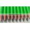Black Lead Bright Green Fluorescent paint HB Plastic Pencil with Eraser