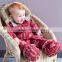 DB1277 dave bella 2014 autumn winter infant clothes baby one-piece baby sleeping wear baby winter romper bosysuit
