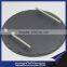 Round shape black stone slate plate wholesale