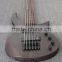 6 string fretless electric bass guitar