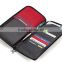 New Black Organizer Card Case Leather US Passport Cover ID Holder Travel Wallet