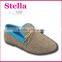 custom leather sneaker double color rubber safety casual shoes for man