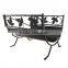 wrought iron fireplace grate