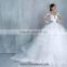 ASAP-13 Pleats Tiered Ruffles Sequins Appliques Sheer Long Sleeves Ball Gown Vintage Wedding Dresses                        
                                                Quality Choice