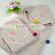 Natural cotton terry loop pink color newborn baby used hooded baby towel blanket