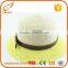 Pop design short wide brim decoration straw cowboy women hat                        
                                                                                Supplier's Choice