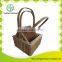 New design wood basket with handle