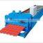 1100 glazed tile roll forming machine slanting circular arc color steel glazed roofing tile roll forming machine