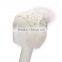 Chunky Shining Knitted Cap With Fur Earmuffs
