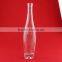 Factory direct sale screw shape juice bottles 375ml mineral water glass bottles empty drinks bottles