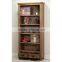 solid wood bookcase Nordic pastoral white oak bookcase Reading Room Furniture with drawer