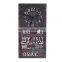 2016 Antique Black Wooden Wall Decorative MDF Clock