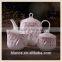 crinkle flower coffee set in European Coffee Cup Set style