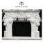 Outdoor and Indoor Stone Antique Marble Fireplace Mantel