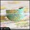 Adjustable Verdigris Feather Ring with Hand Forged Brass