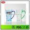 14oz double wall plastic freezer gel beer mug with handle