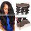 Cheap Virgin Hair Bundles With Lace Frontal Closure