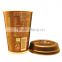 Disposable customied 20oz double wall paper coffee cup flexo/ offset printed
