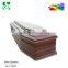 mahogany coffin with velvet interior