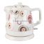 Customized ceramic electric tea kettle for hotel use