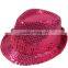 colorful Sequin juzz hat show hat