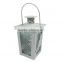 White mini tealight metalcandle holder lantern
