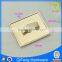 Q-1551 custom metal plate for handbags gold fancy logo tag
