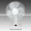 2016 simple design cooling oscillating electric metal table fan with led light