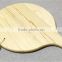 wooden pizza tray,round shape pizza plate ,wood pizza tray with handle