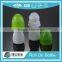 Clear empty plastic body deodorant roll on bottles wholesale