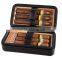 Chinese factories wholesale custom luxurious leather cigar box, portable gift box