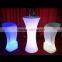 RGB color remote control led furniture bar tables,modern design sexy cocktail table