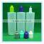60ml,100ml,120ml LDPE soft e liquid bottle with long thin tip and childproof tamperproof cap