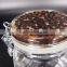 Coffee Bean Lid Plastic Airtight Clip Top Food Canister Spice Jam Herb Honey Candy Jars Set